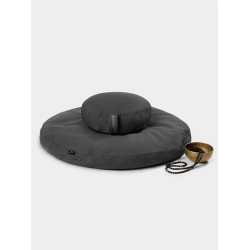 Zabuton / Meditasjonspute og Zafu Sett  - Koksgr