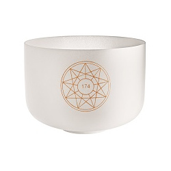 Solfeggio Crystal Singing Bowl 12",174 Hz, F#3