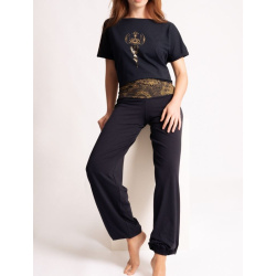 T-shirt "Eka Padma", �kologisk, Bl� 