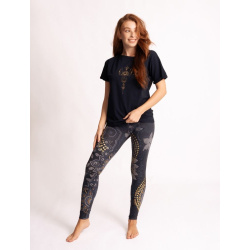 T-shirt "Eka Padma", �kologisk, Bl� 