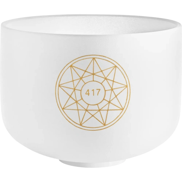 Solfeggio Crystal Singing Bowl 10",  417 Hz, G#4