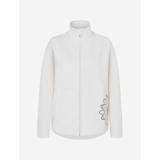 Mena Bomullsjakke m/Rosenkvarts - Crema 