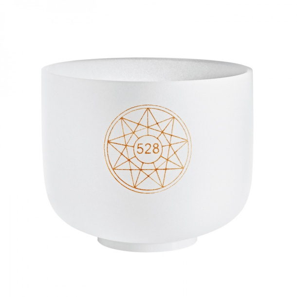 Solfeggio Crystal Singing Bowl 8", 528Hz, Note C#5