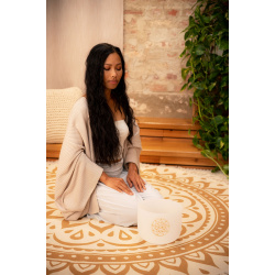 Solfeggio Crystal Singing Bowl 8", 528Hz, Note C#5