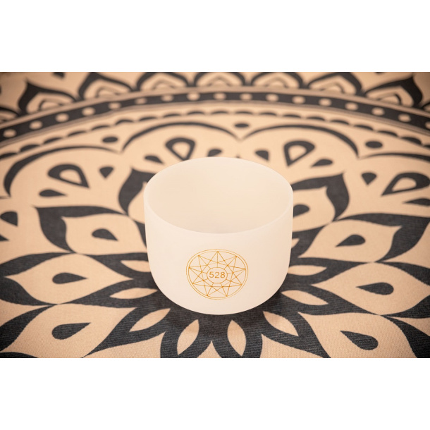 Solfeggio Crystal Singing Bowl 8", 528Hz, Note C#5