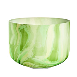 Marble Singing Bowl 10", Note F4, Heart Chakra