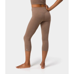 Manduka Dhara Capri Yogatights - Lions Mane Heather