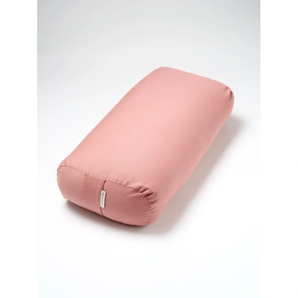 Bolster Firkantet - kologisk Bomull, Rose Quartz