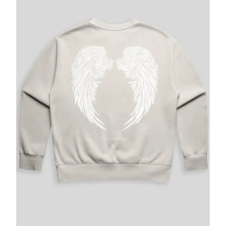 Angel Wings Sweather - Faded Bone