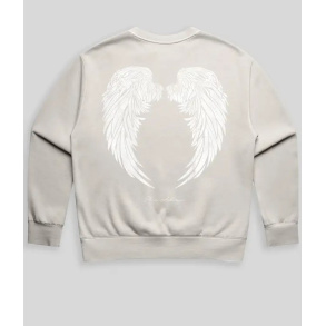 Angel Wings Sweather - Faded Bone