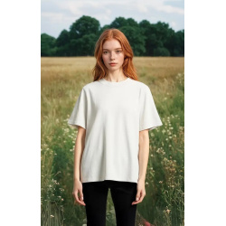 Angel Wings Faded Rocker T-Shirt - Faded Bone