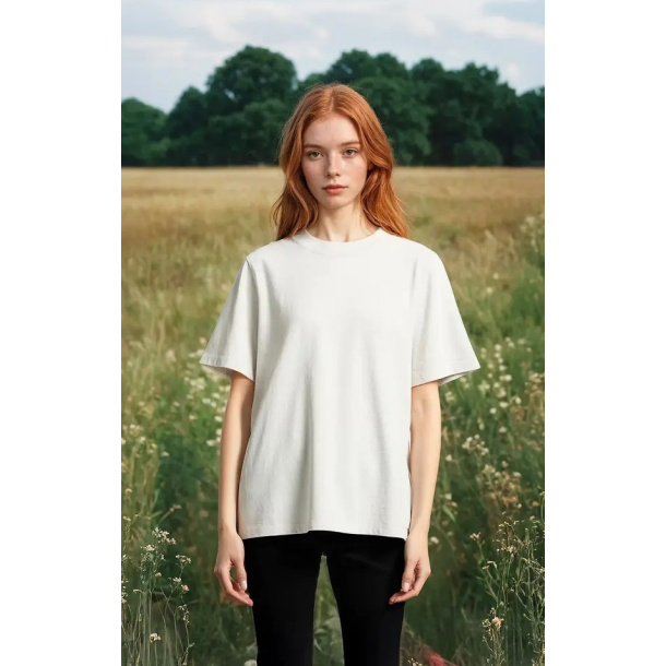 Angel Wings Faded Rocker T-Shirt - Faded Bone