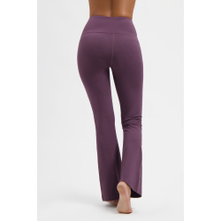 Aura flared yogapants - Berry