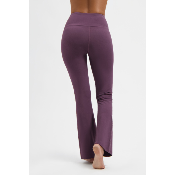 Aura flared yogapants - Berry