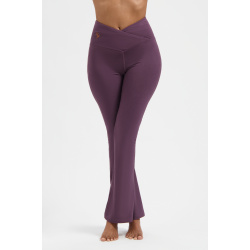 Aura flared yogapants - Berry