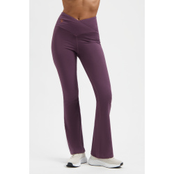 Aura flared yogapants - Berry