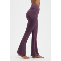 Aura flared yogapants - Berry
