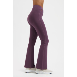 Aura flared yogapants - Berry