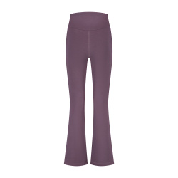 Aura flared yogapants - Berry