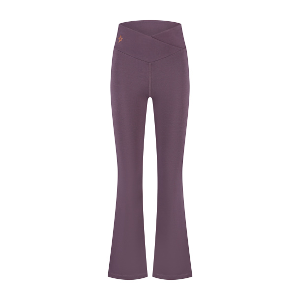 Aura flared yogapants - Berry