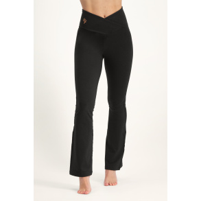 Aura flared yogapants - Onyx Black 