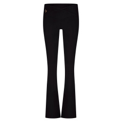 Aura flared yogapants - Onyx Black 
