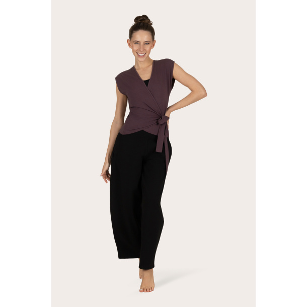 Aurora Wrap Top - Berry