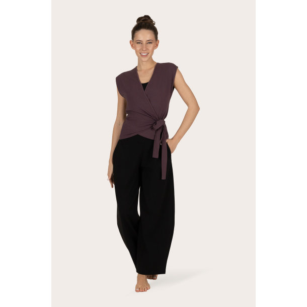 Aurora Wrap Top - Berry