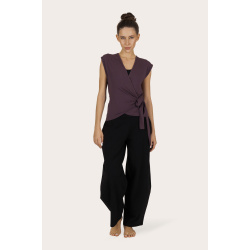 Aurora Wrap Top - Berry