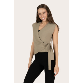 Aurora Wrap Top -Fern