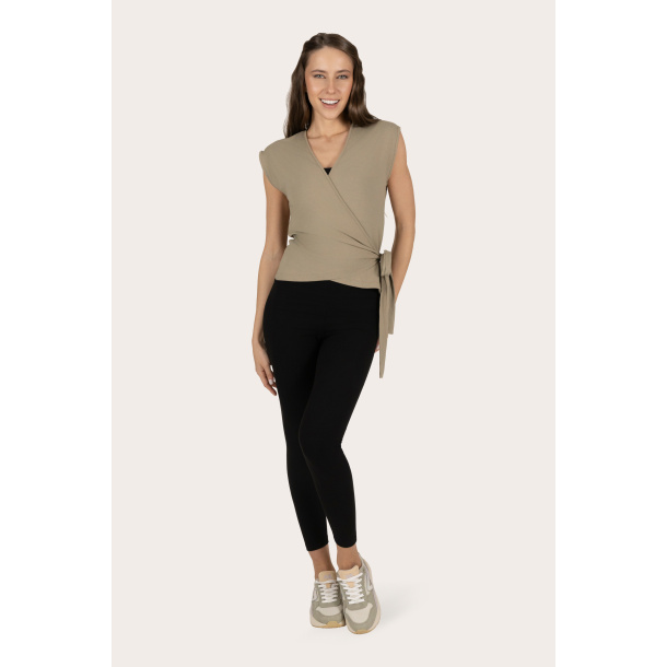 Aurora Wrap Top -Fern