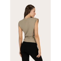 Aurora Wrap Top -Fern