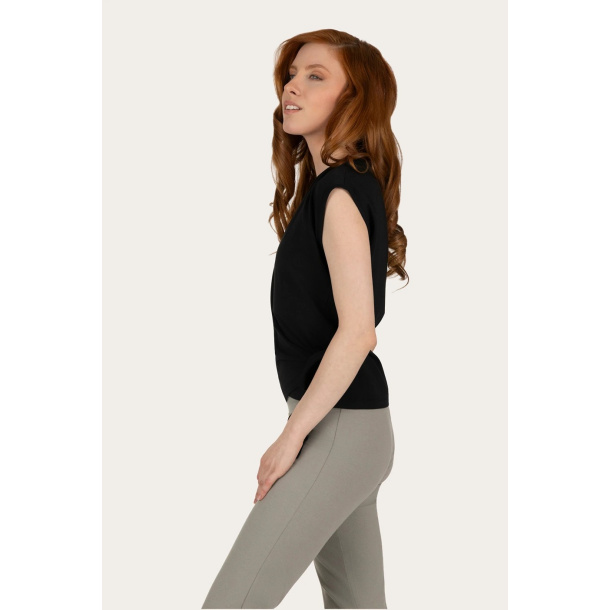 Aurora Wrap Top - Black 