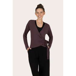 Aurora Wrap Sweather - Berry 