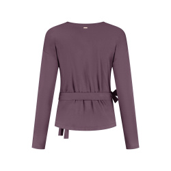 Aurora Wrap Sweather - Berry 