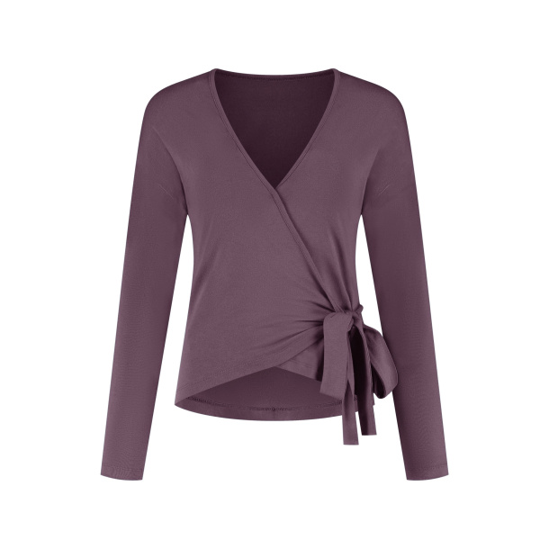 Aurora Wrap Sweather - Berry 