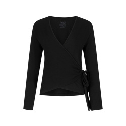 Aurora Wrap Sweather - Onyx Black