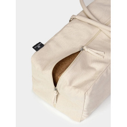 Yogakit Bag Lotus - kologisk bomull, natur