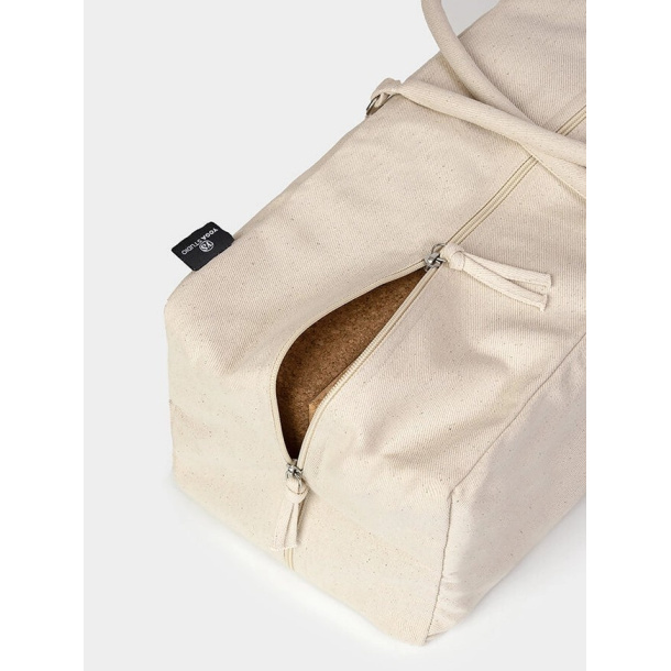 Yogakit Bag Lotus - kologisk bomull, natur
