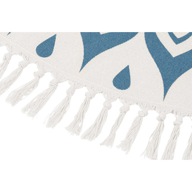 Sonic Energy Meditation Rug, Navy Blue