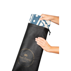 Sonic Energy Meditation Rug, Navy Blue