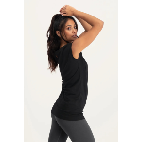 Asana Tee - Onyx Black