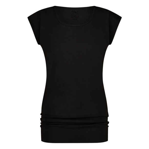 Asana Tee - Onyx Black