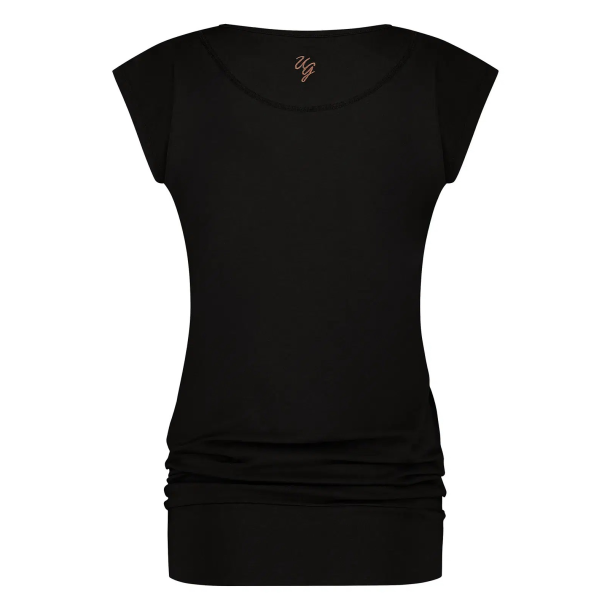 Asana Tee - Onyx Black