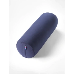 Bolster Rund - kologisk Bomull, Marinebl 