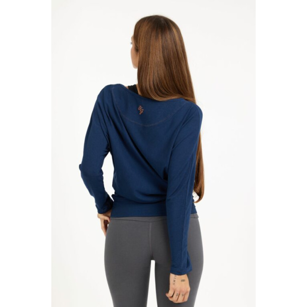 Budhi Longsleeve Yoga Shirt - Midnight