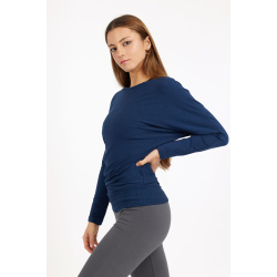 Budhi Longsleeve Yoga Shirt - Midnight