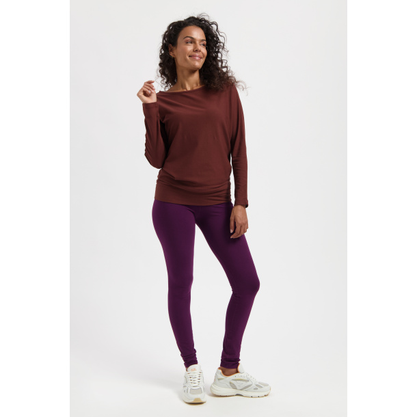 Budhi Longsleeve Yoga Shirt - Marron