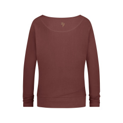 Budhi Longsleeve Yoga Shirt - Marron