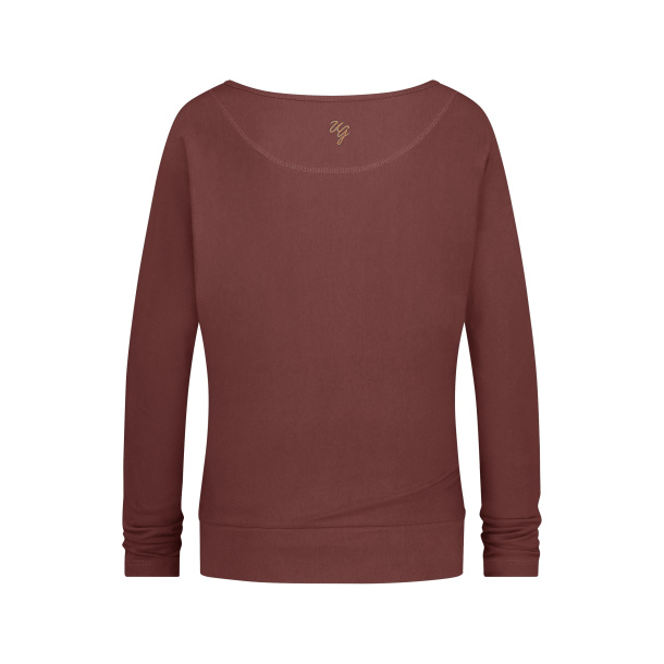 Budhi Longsleeve Yoga Shirt - Marron